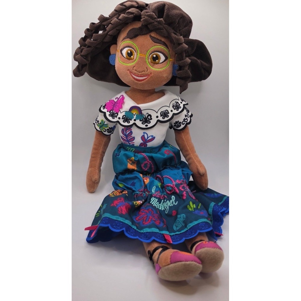 Disney Store Encanto Mirabel Plush Doll Toy 16" With Embroidered Dress